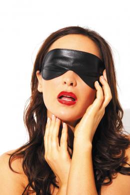 Leather Blindfold - Click Image to Close