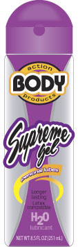 Body Action Supreme Gel Lube 2.3 oz - Click Image to Close