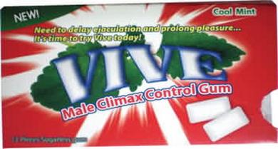 Vive Climax Control Gum 12 Pcs(Wd) - Click Image to Close