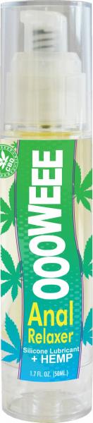 Oooweee Anal Relaxing Silicone Lubricant W/hemp Seed Oil 1.7oz - Click Image to Close