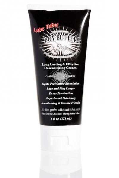 Boy Butter Extreme Desensitizing Oil Based Lubricant 6oz Tube - Click Image to Close