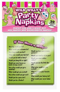 Wild WillyS Party Napkins - Click Image to Close