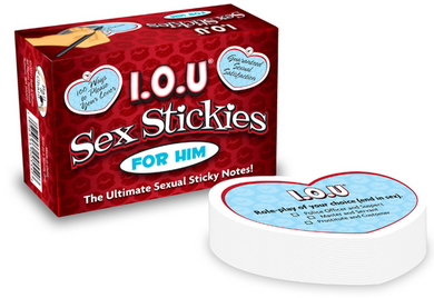 Iou Sex Stickies For Him