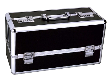 Lockable Vibrator Case Large Black - Click Image to Close