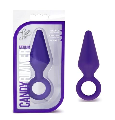 Candy Rimmer Purple Medium Butt Plug