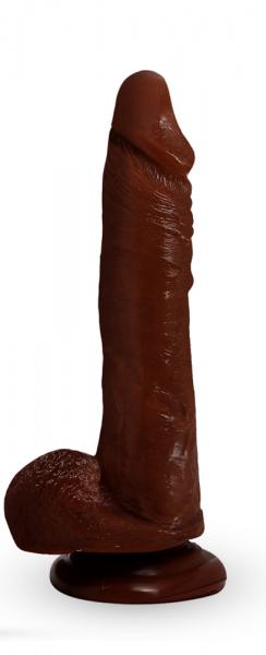 Ricky Rodeo Realistic Dildo Brown - Click Image to Close