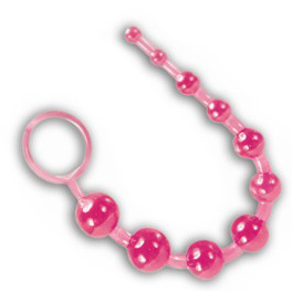 Sassy 10 Anal Beads Pink - Click Image to Close