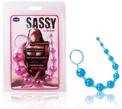 Sassy 10 Beads Blue - Click Image to Close