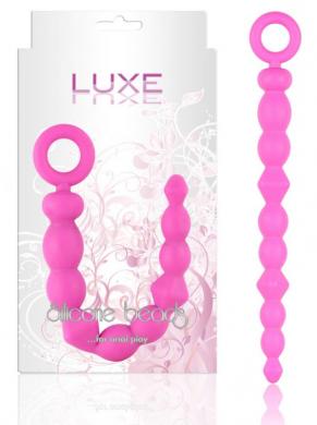 Silicone Beads Pink - Click Image to Close