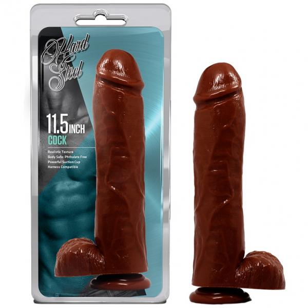 Hard Steel 11.5" Cock Brown - Click Image to Close