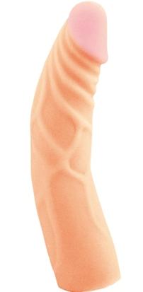 Andy Real Feel Flexi 7.5" Beige Dildo - Click Image to Close