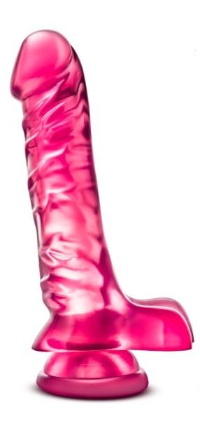 B Yours Basic 8 Pink Realistic Dildo - Click Image to Close