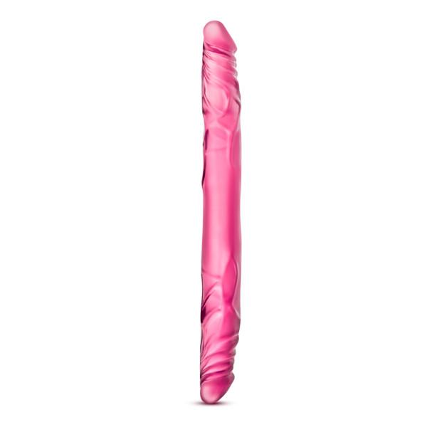 B Yours 14 inches Double Dildo Pink - Click Image to Close