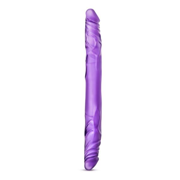 B Yours 14 inches Double Dildo Purple - Click Image to Close