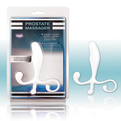 Prostate Massager White - Click Image to Close