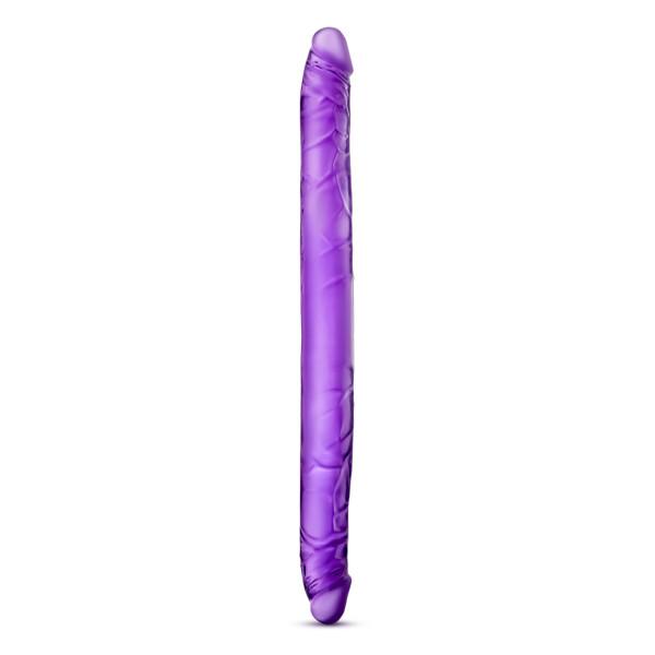 B Yours 16 inches Double Dildo Purple