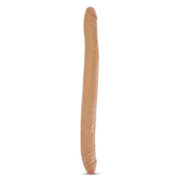 B Yours 16 inches Double Dildo Latin Tan - Click Image to Close