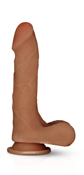 X5 Grinder Latin Realistic Dildo Brown - Click Image to Close