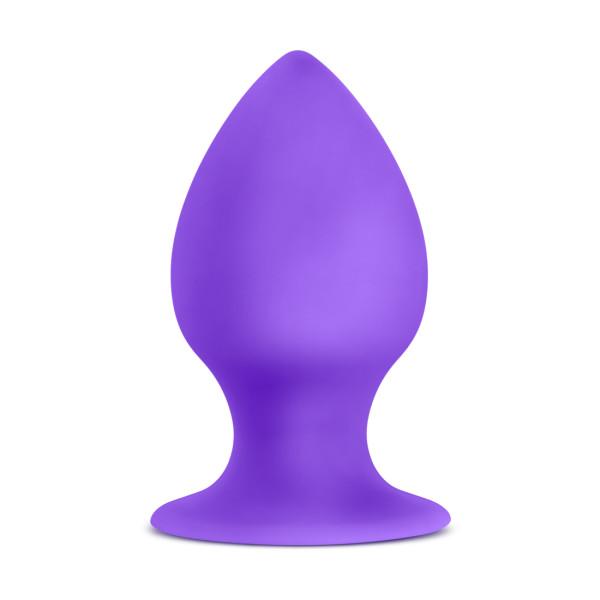 Luxe Rump Rimmer Medium Purple Butt Plug - Click Image to Close