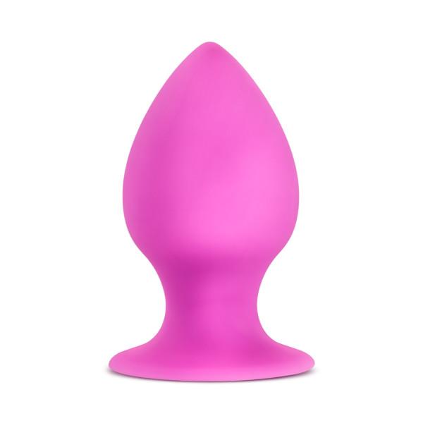 Luxe Rump Rimmer Small Pink Butt Plug - Click Image to Close