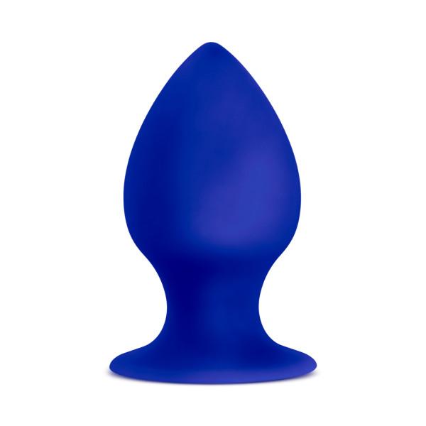 Luxe Rump Rimmer Small Blue Butt Plug - Click Image to Close