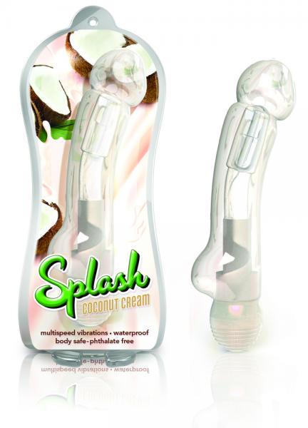 Splash Coconut Cream Realistic Vibe - Click Image to Close