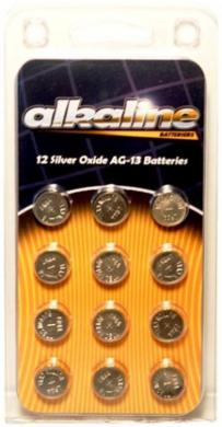 Volt Alkaline Batteries Ag-13 12 Pack