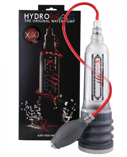 Hydromax X40 Xtreme Crystal Clear Penis Pump - Click Image to Close