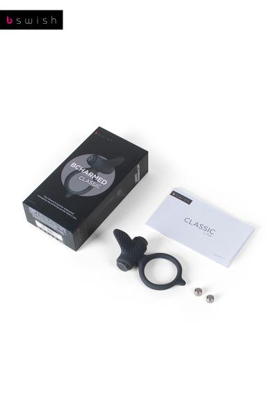 Bcharmed Classic Black Vibrating Ring - Click Image to Close