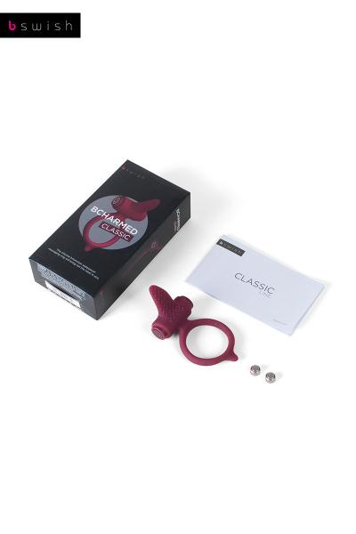 Bcharmed Classic Merlot Vibrating Ring - Click Image to Close