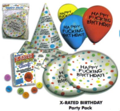 Happy Fucking Birthday Party Pack - Click Image to Close