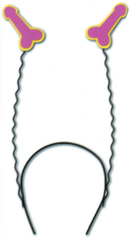 Bachelorette Party Penis Headband - Click Image to Close