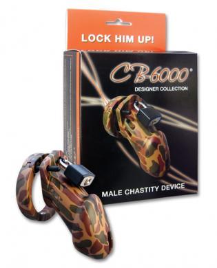 Chastity 3 1/4"camouflage Cock Cage