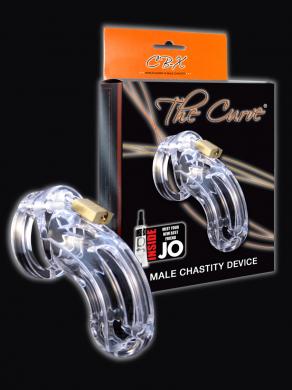 Chastity Curve 3 1/2in Cock Cage - Click Image to Close