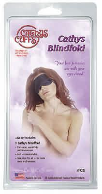 Cathy's Blindfold Black - Click Image to Close