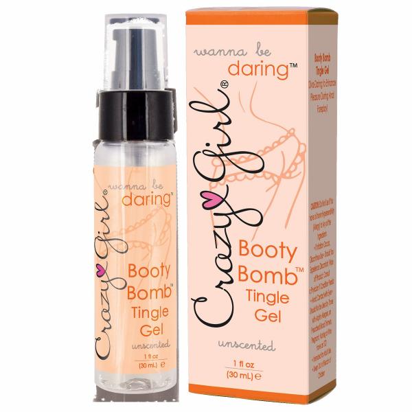 Crazy Girl Wanna Be Daring Booty Bomb Tingle Gel 1oz Unscented - Click Image to Close