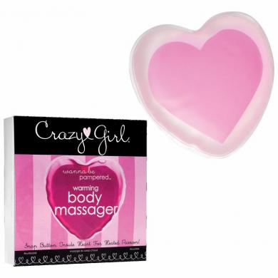Crazy Girl Warming Heart Massager Pink - Click Image to Close
