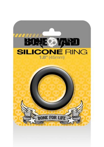 Boneyard Silicone Ring 1.8 inches Black - Click Image to Close