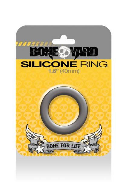 Boneyard Silicone Ring 1.6 inches Gray