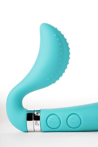 Lady Jadore Turquoise Vibrator - Click Image to Close