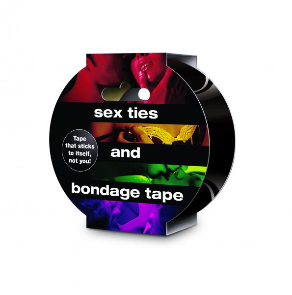 Sex Ties and Bondage Tape Black - Click Image to Close