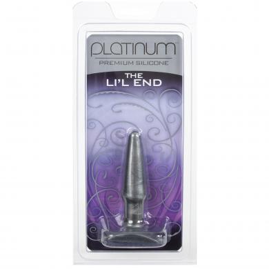 Platinum Silicone Charcoal LiL End - Click Image to Close