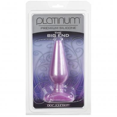 Platinum Silicone Big End Purple - Click Image to Close