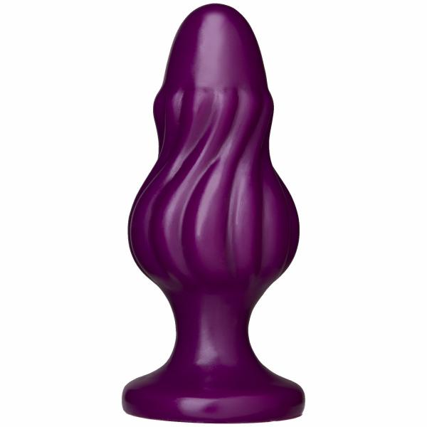 The Spin Purple Butt Plug