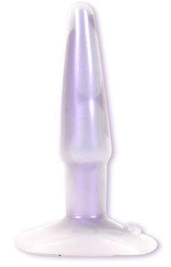 Small Iridescent Butt Plug Purple - Click Image to Close