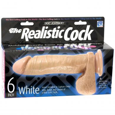 Beige Realistic Cock 6 inch - Click Image to Close