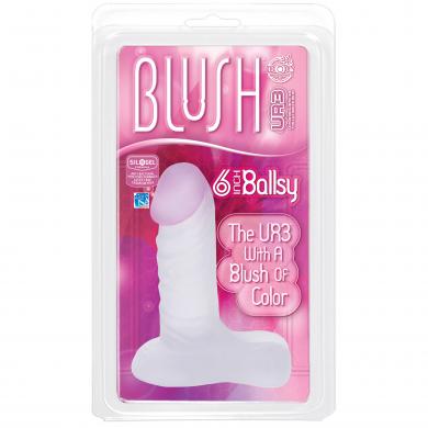Blush UR3 6 inch dildo with balls - Click Image to Close