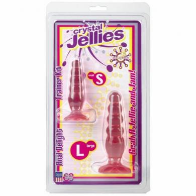 Crystal Jellies Anal Trainer Kit Pink - Click Image to Close