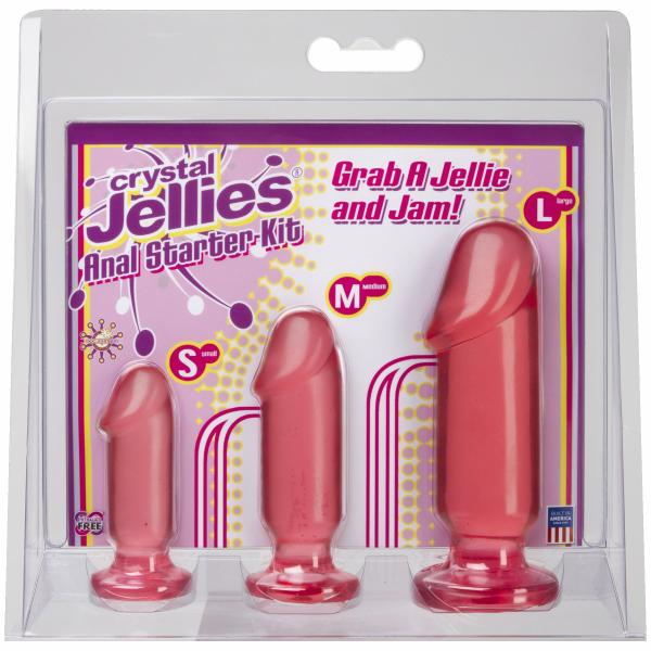 Crystal Jellies Anal Starter Pink - Click Image to Close