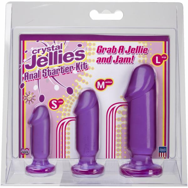 Crystal Jellies Anal Starter Purple - Click Image to Close